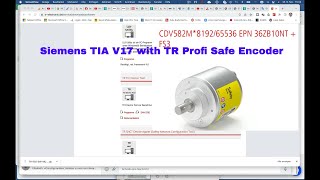 Initialize TR Profi Safe Encoder to Single turn with Siemens TIA V17 [upl. by Adela]