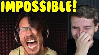 Markiplier Try Not To Laugh Challenge 9 Reaction [upl. by Suraved374]