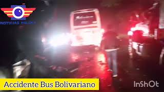 Accidente Vial Bus de Bolivariano choca contra Mula en la vía Girardot  Melgar [upl. by Ainigriv8]