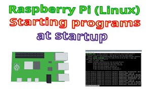 Automatically start programs on Raspberry Pi  Linux at system startup [upl. by Tanney]