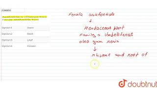 Asafoetida is obtained from Ferula asafoetida from [upl. by Flossie]