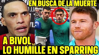 BENAVIDEZ SE OLVIDA DE CANELO Y CONFIEZA QUE MANDO A LA LONA A BIVOL EN SPARRING quotVOY POR ELquot [upl. by Sabas]