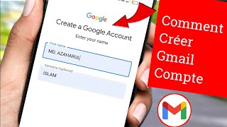 Comment ouvrir un compte Gmail sur Android l Comment créer un nouveau compte Gmail [upl. by Coats950]