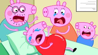 Peppa Pigs pregnancy causes the whole family to panic  Peppa Pig Funny Animation [upl. by Enelime]