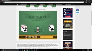 Modified Martingale on Baccarat [upl. by Hazlett275]