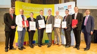 qualityaustria Winners Conference und Verleihung Staatspreis Unternehmensqualität 2014 [upl. by Chaing753]