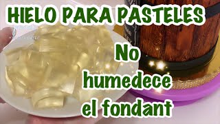 HIELO PARA PASTELES NO MOJA FONDANT MERENGUE o CHANTILLY Tutorial [upl. by Leur]