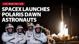 Watch live SpaceX launches Polaris Dawn astronauts on first commercial spacewalk mission [upl. by Janella735]