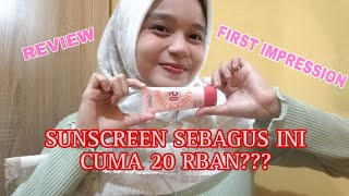 REVIEW SUNSCREEN 20 RBAN AUTO SUKAOMG BRIGHT BOOSTER SPF 50 PA UV BARRIER SUNSCREEN [upl. by Jollenta]