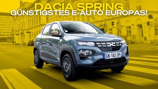 Dacia Spring für unter 16000 €  Was kann das günstigste EAuto Europas  Motorvision [upl. by Oek218]