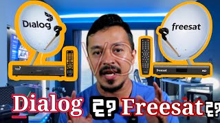 Dialog TV vs Freesat TV [upl. by Nerhe]