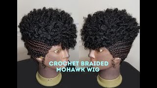 Wow Its a wig Crochet braided mohawk wig [upl. by Virgel]