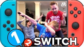 KCity Family Plays Nintendo Switch First Try [upl. by Chickie]