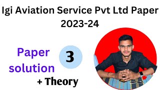 class 3 Igi aviation services pvt ltd  Igi aviation services pvt ltd previous year questions [upl. by Paulie]