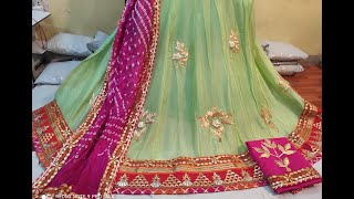 Super Attractive Fully Stitched Lehenga with Bandhani Print amp Gota Patti Work  Lehenga Choli 2021 [upl. by Vivyan]