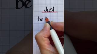 Handwriting Tutorial Pt43✒️🗒️fyp calligraphy tutorial relaxing howto how happy penmanship [upl. by Balkin13]