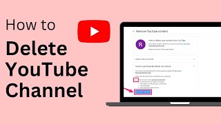 How To Delete YouTube Channel [upl. by Erdne]