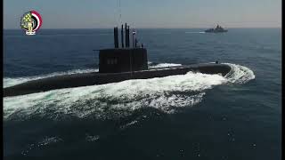 Egyptian Navy receives its first Type 2091400 submarine [upl. by Osnola843]