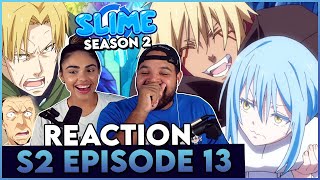 BACK WITH SLIME BOYS 🤩  That Time I Got Reincarnated as a Slime S2 Episode 13 Reaction [upl. by Kantos578]