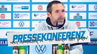 Chemnitzer FC  Pressekonferenz nach dem Heimspiel gegen den FC Viktoria 1889 Berlin [upl. by Hattie]