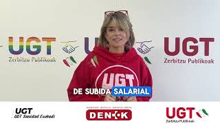 Gracias a UGT se ha conseguido 95 de subida salarial para todas y todos [upl. by Hnahk]