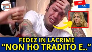 🚨FEDEZ INTERVISTA ALLE BELVE CON FRANCESCA FAGNANI quotIO TRADITO DA CHIARA FERRAGNIquot 😱 [upl. by Norel]