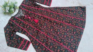 Latest Frock Design for Girls  Panel Frock Design  Easy Cutting and Stitching [upl. by Eiramanel596]