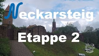 Der Neckarsteig Etappe 2 von Neckargemünd nach Neckarsteinach [upl. by Lyrret]