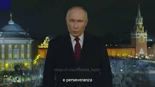 Vladimir Putin discorso di fine anno tradotto in italiano [upl. by Lsil]