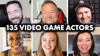 135 Video Game Actors reenact voice lines from their Games [upl. by Aihseym]