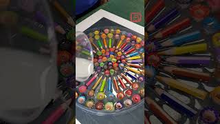 DIY Epoxy Resin Clock with Colored Pencils [upl. by Ynohtnaleahcim345]