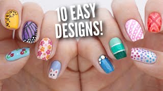 10 Easy Nail Art Designs for Beginners The Ultimate Guide 5 [upl. by Karleen384]