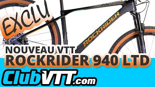 Vtt Rockrider 940 limited exclu 2020 le vtt Decathlon XC carbone en série limitée  654 [upl. by Aloisia]