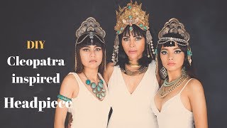 DIY Cleopatra inspired Headdress [upl. by Adnohral395]