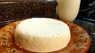 COMO HACER UN RICO QUESO FRESCO CASERO CON SOLO 2 INGREDIENTES [upl. by Hacissej484]