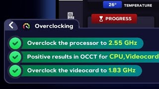 How to manage overclocking in pc creator 2 game or how to manage overclocking in pc creator 2 game [upl. by Adnama]