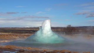 Geysir Explosion Super Slow Motion [upl. by Aiuqcaj]