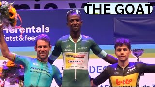 Biniam Girmay With Another Wins In Herentals 2024 African Pride [upl. by Zennie]