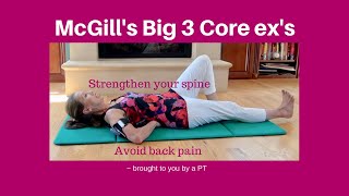 Stuart McGills Big 3 Core Stabilization exercises [upl. by Evelinn883]