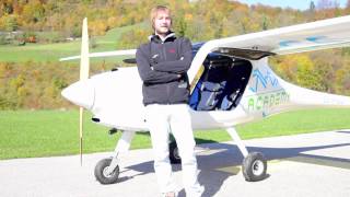 Pipistrel ALPHA Trainer spin recovery [upl. by Jadd]