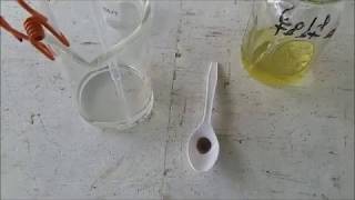 How I Make Stannous Chloride Solution for testing for the presence of gold in solution [upl. by Ponton]