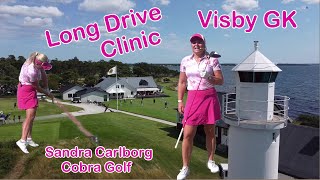 Jag är på Gotland tillsammans med Cobra Golf och gör long drive clinic på Visby golfklubb EN SUB [upl. by Llennaj]