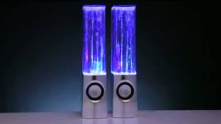 Illuminated Dancing Water Speakers [upl. by Lladnek]