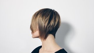 How to cut short bob [upl. by Essyla]