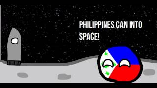 Polandball Animation  Philippines Can Into Space [upl. by Ahsenrad661]