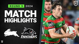 NRL 2024  Rabbitohs v Panthers  Match Highlights [upl. by Yrffej]