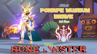 Ponape Museum Brave  Rune Master  Solo  Ragnarok M Eternal Love [upl. by Adiesirb801]