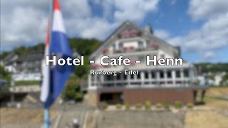 Rurberg Simmerath Eifel  Hotel Cafe Henn mit dem Schiff 🛥 nach Schwammenauel Rursee Ausflug Urlaub [upl. by Killian]