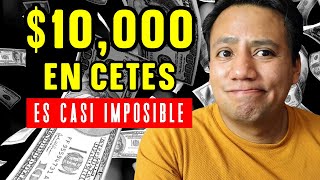 Cuánto se tiene que INVERTIR para recibir 10000 MXN mensuales de CETES  Paso a Paso 2023 [upl. by Ettelimay638]