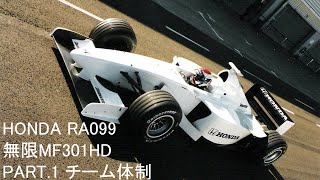 ホンダ RA099 無限MF301HD Part1 チーム体制 [upl. by Nocaed]